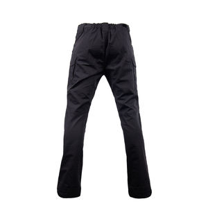 중간 허리 지퍼 플라이 클로저가있는 남성 캐주얼 X9 스타일 전술 카모 카고 바지-일반 염색 라이트 워시 세련된 도시 모습 - Product Image 5