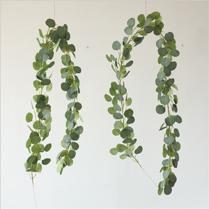 Guirnalda de eucalipto artificial de seda, plantas colgantes de vides artificiales, venta al por mayor - Product Image 2