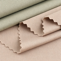 Tissu jacquard brocart en nylon-spandex 170g, tricoté à la chaîne, respirant et extensible, pour vêtements décontractés et professionnels pour hommes, motif géométrique abstrait