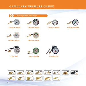 Manómetro Capilar de Cobre de Alta Calidad CPG28-D-WH 600mm para Calderas de Gas Domésticas, <span class=keywords><strong>Marca</strong></span> BINGO - Product Image 4