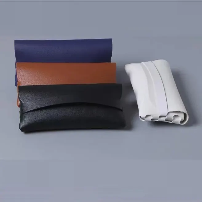 Индивидуальные винтажные чехлы для очков в стиле ретро, мягкая сумка для очков из искусственной кожи, кожаный чехол для солнцезащитных очков