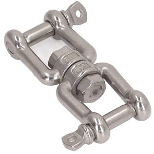Conector <span class=keywords><strong>de</strong></span> grillete <span class=keywords><strong>de</strong></span> anclaje <span class=keywords><strong>de</strong></span> mordaza Rotación <span class=keywords><strong>de</strong></span> 360 grados Acero inoxidable 304 Doble a prueba <span class=keywords><strong>de</strong></span> herrumbre para cuerda <span class=keywords><strong>de</strong></span> escalada - Product Image 2
