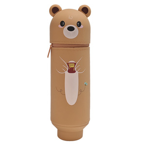 Estuche de Silicona Panda para Material Escolar, Estuche de Lápices de Silicona para Niños, Bolsa de Lápices DIY, Estuche de Lápices de Silicona Impermeable y Suave - Product Image 5