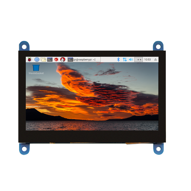 Manufacturer 4.3 Inch IPS TFT 800*480 LCD Capacitive Touch Screen Display Module for Raspberry Pi