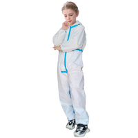 Combinaison de sécurité personnalisée Combinaison PP microporeuse pour enfants Combinaisons de protection PP jetables