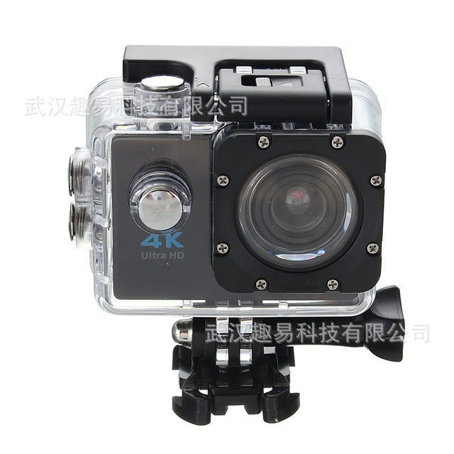 Action Camera 4K Ultra Hd Waterproof Underwater 30m With Wi Fi Helmet Mount Mini Sports Cam For Diving Recording