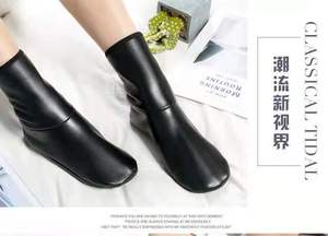Calcetines de invierno para hombre, cálidos, de cuero genuino, para interiores, suaves, antideslizantes, informales, transpirables, cómodos, talla mediana, unisex - Product Image 6