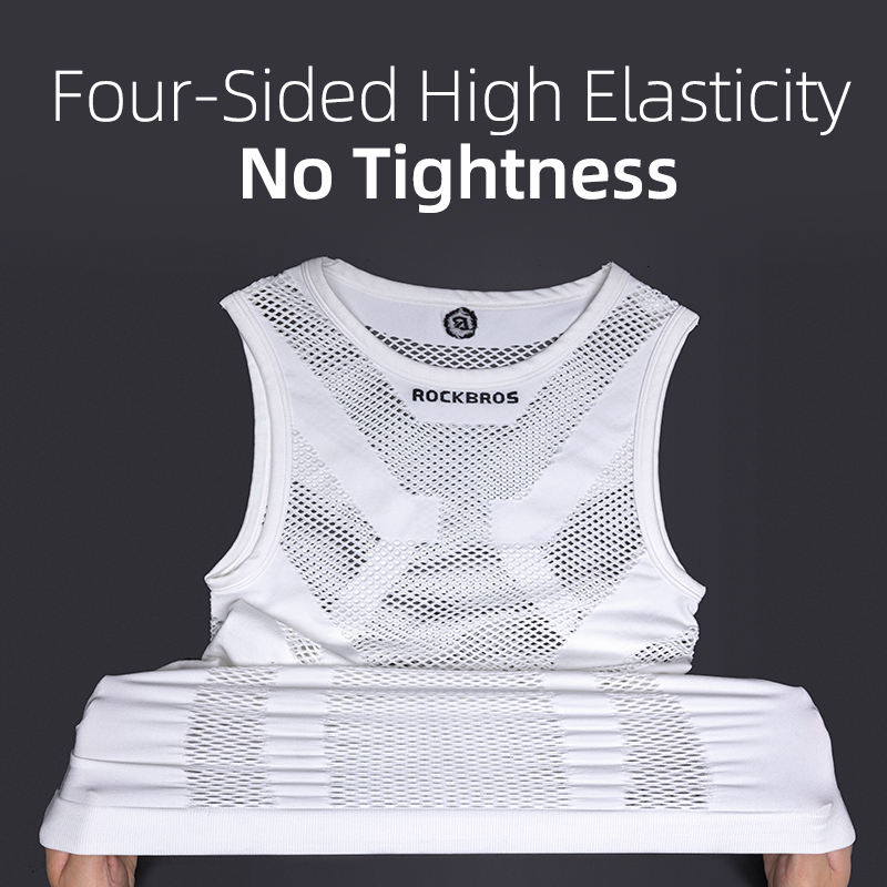 ROCKBROS-Ropa interior sin mangas para hombre, chaleco