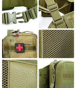 JSH Sac de combat tactique personnalisé Heavy Duty Camo Molle Chaleco avec boucle de déverrouillage pour hommes pour <span class=keywords><strong>Wargame</strong></span> - Product Image 3