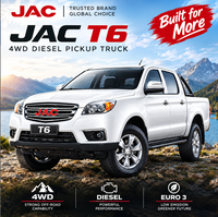 Nouveau camion pick-up de luxe 4x4 diesel Euro 3 JAC T6 de Chine