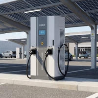 Station de recharge rapide DC EKDA 120kW 180kW pour véhicules électriques, IP55, OCPP1.6J, CCS2, CCS1, CHAdeMO, GB/T, NACS, chargeur EV commercial