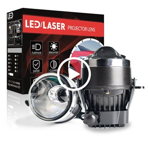 Mới tùy chỉnh xe bi <span class=keywords><strong>LED</strong></span> sương mù đèn xe <span class=keywords><strong>3</strong></span> <span class=keywords><strong>inch</strong></span> kép <span class=keywords><strong>LED</strong></span> ống kính máy chiếu sương mù ma trận ánh sáng phổ quát cho TOYOTA Nissan Ford Jeep - Product Image 1