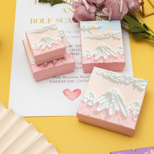 Boîte d'emballage en papier pour peinture à l'huile colorée, boîte à cartes cadeaux de haute qualité, ensemble de boîtes cadeaux en gros pour femmes - Product Image 2