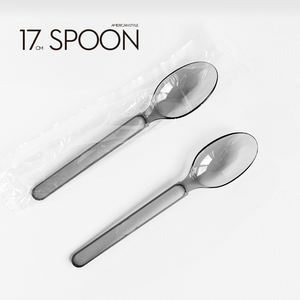 ชุดช้อนส้อมพลาสติกแบบใช้แล้วทิ้ง6.7เป็นมิตรกับสิ่งแวดล้อมช้อนเจลลี่และเครื่องดื่มแบบแพ็คแยกชิ้น - Product Image 2