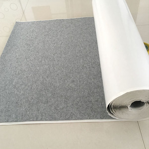 Hojas de fieltro de colores autoadhesivas: <span class=keywords><strong>tela</strong></span> no tejida de poliéster perforada <span class=keywords><strong>con</strong></span> aguja para calcomanías de pared, manualidades de bricolaje, respaldo e insonorización - Product Image 3
