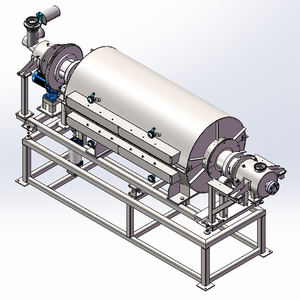 <span class=keywords><strong>Four</strong></span> <span class=keywords><strong>à</strong></span> tube rotatif industriel pour le traitement thermique et le chauffage par induction, construction en acier inoxydable, commande PLC Siemens - Product Image 3