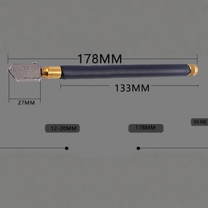 टंगस्टन स्टील रोलर ग्लास कटर हीरा काटने हाथ उपकरण थोक - Product Image 2