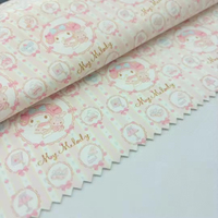 Kawaii Pinky Muster Bedruckter PU-Lederstoff Winddichter Kinder-Regenmantel Kleidungszubehör Weich Bequem