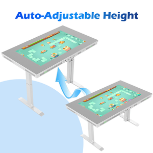 43 Adet Okul Çocukları İçin Kapasitif Dokunmatik Temperli Masalar, Oyun Oynamak, Okulda Öğretmek, Ofis Toplantıları İçin Android Bilgisayar Sistemleriyle - Product Image 3