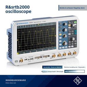 Osciloscopio Digital R&S Rohde & Schwarz RT High RTB2004 de Cuatro Canales, Frecuencia de Muestreo de 25G, Pantalla Táctil Capacitiva - Product Image 3