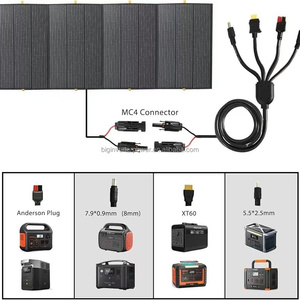 Panel Solar Plegable ETFE de 400 Vatios y 4 Placas con 23.5% de Eficiencia Fotoeléctrica, Compatible con OEM/ODM, Varios Conectores Incluidos - Product Image 2