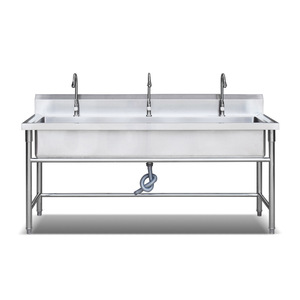 Lavello in Acciaio Inox Spazzolato su Misura, Realizzato con Precisione in Acciaio 304, <span class=keywords><strong>Dimensioni</strong></span> Personalizzate, Rinforzo Commerciale - Product Image 3