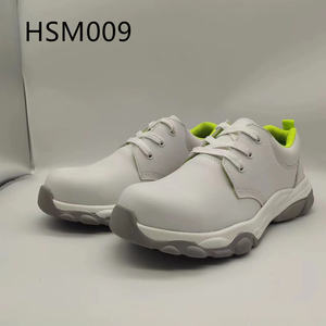 YWX, <span class=keywords><strong>Scarpe</strong></span> <span class=keywords><strong>Antinfortunistiche</strong></span> Bianche con Suola Antiacido e Antistatica per Lavori ad Alto Rischio, con Cinturino Regolabile HSW013 - Product Image 5