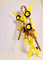 Costume robot pour fille, tenue de spectacle de danse sur scène, vêtements pour amis, cosplay, transformateur