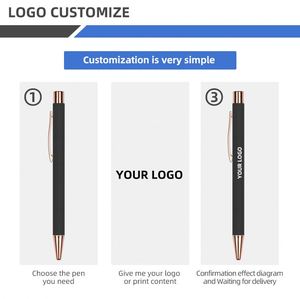 Bolígrafo de Metal Premium Personalizable, Bolígrafo de Lujo para Firmas, Bolígrafo Corporativo de Regalo - Product Image 6