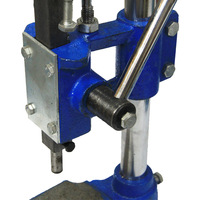Machine à presser manuelle robuste et durable BWAER pour la pose de boutons-pression, rivets, œillets et perforations – Outil artisanal pour ceintures et sacs