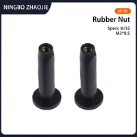 Clips de fixation automobile JP-70 M3 6-32, écrou en caoutchouc, insert en laiton, fixation anti-vibration pour pare-brise de moto
