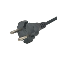 Cordon d'alimentation CEE Eu 250V 2 broches câble spiralé à ressort en TPU avec longueur de 25m et prise d'extrémité IEC C17 pour appareils ménagers