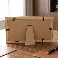 Maßgefertigter Holz-Auszeichnungsplakett-Rahmen Geschäfts-Lizenz-Zertifikat-Displayhalter für Büro-Schreibtisch-Dekoration
