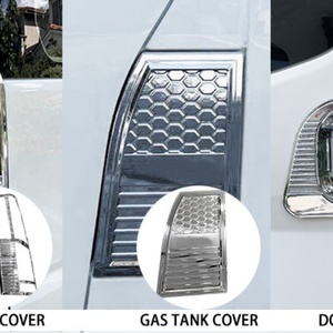 ชุดแต่งรถยนต์ ABS โครเมียมคุณภาพสูง ครบชุด พร้อมฝาครอบไฟหน้าและฝาถังน้ำมัน ติดตั้งง่าย สำหรับรถยนต์โตโยต้า ไฮเอซ ปี 2015- - Product Image 4