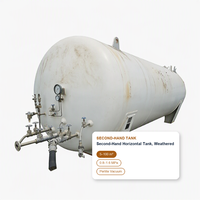 Réservoir de stockage cryogénique d'occasion 10m³ isolé sous vide pour Oman, Koweït, dessalement, usine de gaz industrielle, gaz urbain
