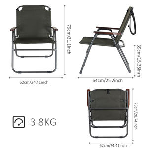 2025 Outdoor Garden Sets Metal Lightweight Heavy Duty Compact <b>Comfy</b> Portable Foldable Camping <b>Chairs</b> - Product Image 4