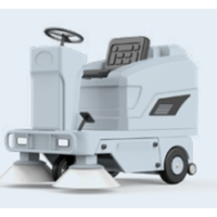 Nouvelle balayeuse de voirie électrique 48V 53Ah avec batterie, capacité de 310 kg, machine de nettoyage par aspiration avec batterie 70Ah en option