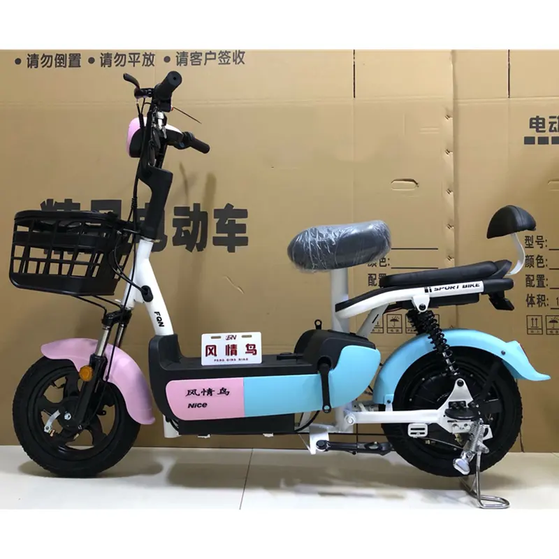 Wholesale Electric vehicle national standard electric bicycle double adult two-wheeled battery Bike