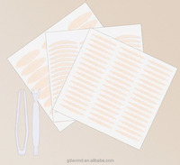 Vente en gros à bas prix de bandes de levage des yeux outils de paupière très invisibles autocollants naturels de paupière de pulvérisation de maille de dentelle écarquillée