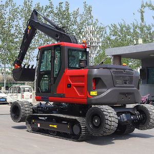 Maquinaria de Construcción, Mini Excavadora Hidráulica de 9 Toneladas con Ruedas, Precio de Descuento, Excavadora de Ruedas, Mini Excavadora de Orugas en Oferta - Product Image 1