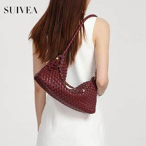 Novedades 2026: Bolsos Tote Tejidos a Mano para Mujer, Bolsos Casuales Minimalistas con Cuentas Estilo Francés, Bolsos Cruzados Casuales de Lujo - Product Image 1