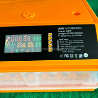 Máquina de eclosión de huevos de aves de corral de uso familiar modelo 128, incubadora de huevos de pollo con capacidad para huevos de