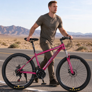 Bicicleta de Montaña Todoterreno Unisex con Marco Electrochapado, Excelente Regalo para Personas que Aman el Ciclismo Deportivo al Aire Libre - Product Image 2