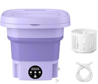 Lave-linge portable USB à chargement par le haut, en plastique, 8L, grande capacité, mini, pliable, avec 3 modes, semi-automatique, pour utilisation en camping-car/voiture