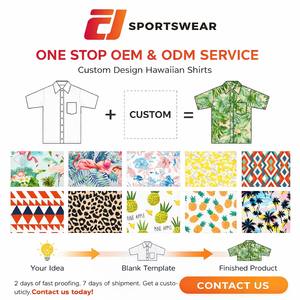Chemises Hawaïennes Personnalisées pour Hommes Vente en Gros Chemises Hawaïennes à Manches Courtes pour Enfants et Adultes Grandes Tailles - Product Image 6