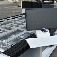 Équipement de sablage laser automatique coupe verre infrarouge CNC trous de forage à grande vitesse 120W Machine de fractionnement laser miroir