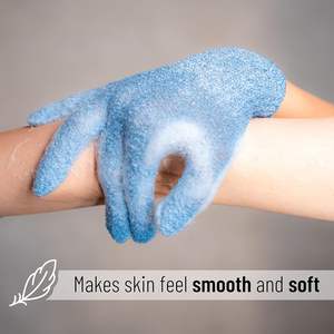 Gants de douche exfoliants en nylon pour le corps, éliminateur de cellules mortes, vente en gros - Product Image 3