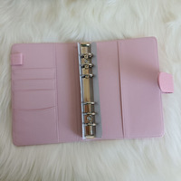 Nouvel arrivage de classeur de luxe à feuilles mobiles en cuir de crocodile durable à 6 anneaux pour le budget classeurs Journal A6 classeur organisateur