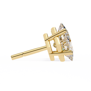 เครื่องประดับปรับแต่งต่างหูเพชรใน10K/12K/14K/16K/18K เครื่องประดับงานหมั้นงานแต่งงานสีเหลืองทอง - Product Image 3