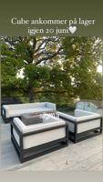 Mobilier d'extérieur Ensemble de canapés Canapés de jardin Ensemble de meubles de patio Canapé en forme de L Chaises de jardin Ensemble de canapé moderne en métal à cadre en aluminium